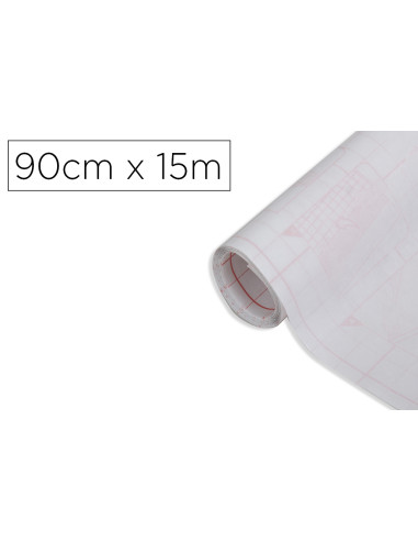 Rollo adhesivo d-c-fix transparente ancho 90 cm largo 15 mt