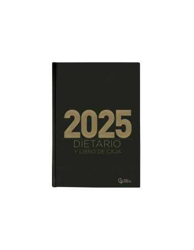 Dietario liderpapel 2025 octavo 12x16,5 cm color verde papel 70 gr