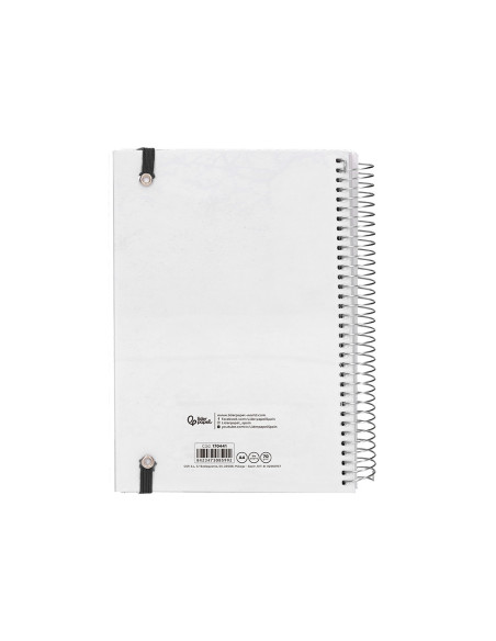 Agenda espiral liderpapel tinos a4 2025 personalizable dia pagina papel 70 gr