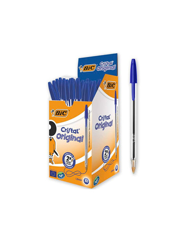 BIC BOLÍGRAFO CRISTAL ORIGINAL AZUL