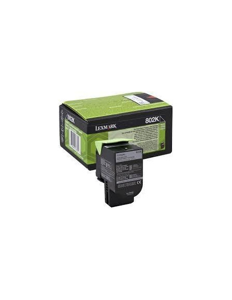 LEXMARK 802K TONER RETORNABLE NEGRO(1K)