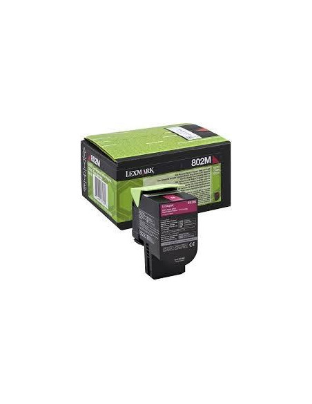 LEXMARK 802M TONER RETORNABLE MAGENTA (1K)