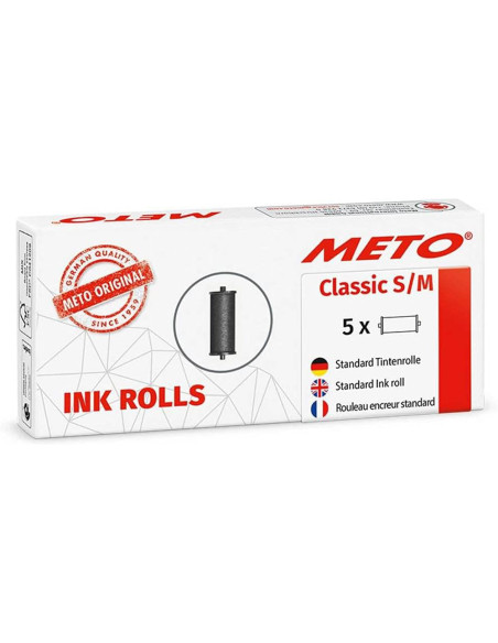 Rodillo entintador meto classic s/m caja de 5 unidades