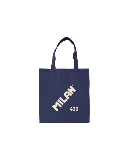 MILAN BOLSO DE MANO TOTE BAG SINCE 1918 AZUL MARINO