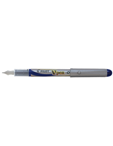 PILOT PLUMA DESECHABLE VPEN SILVER AZUL