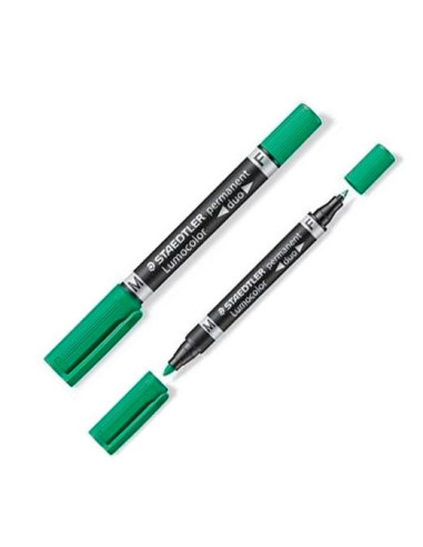 STAEDTLER MARCADOR PERMANENTE LUMOCOLOR 348-5 VERDE