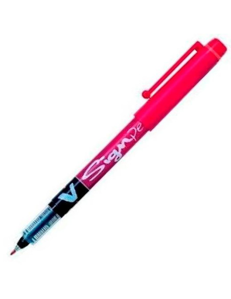 PILOT VSIGN PEN TRAZO 0,6MM ROJO