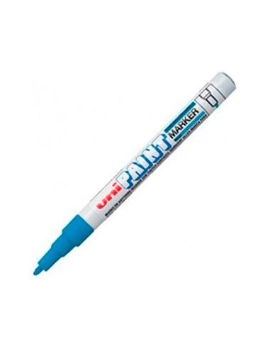 UNIBALL MARCADOR PAINT PX-21L AZUL CLARO -12U-