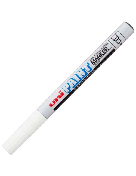 UNIBALL MARCADOR PAINT PX-21L BLANCO -12U-