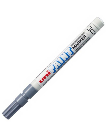 UNIBALL MARCADOR PAINT PX-21L GRIS -12U-