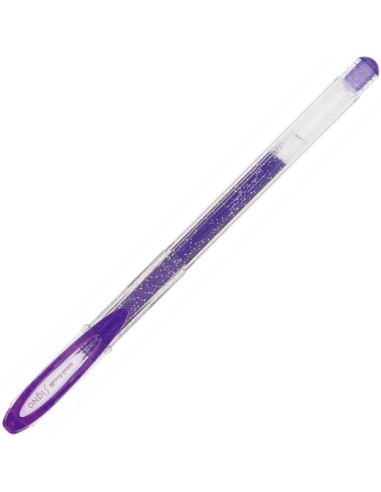 UNIBALL ROLLERBALL SIGNO SPARKLING UM-120SP VIOLETA CAJA 12 UD