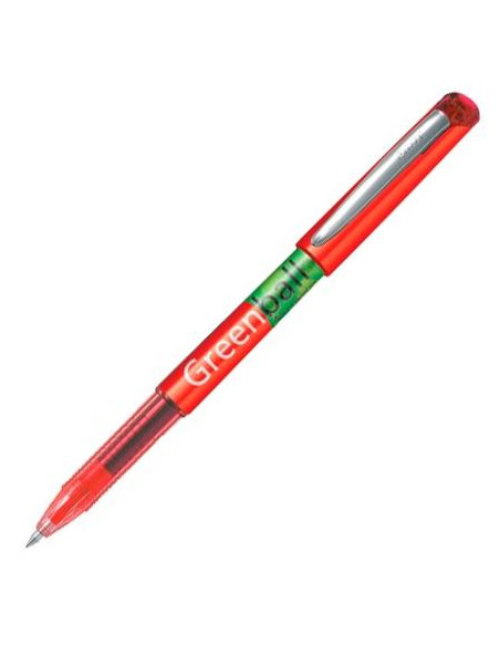 PILOT ROLLER TINTA LÍQUIDA GREENBALL 0.7 ROJO