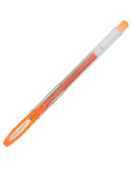 UNIBALL ROLLERBALL SIGNO SPARKLING UM-120SP NARANJA CAJA 12 UD