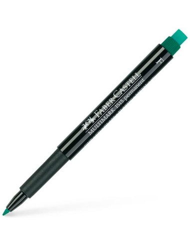 FABER CASTELL ROTULADOR PERMANENTE MULTIMARK 1513 F VERDE