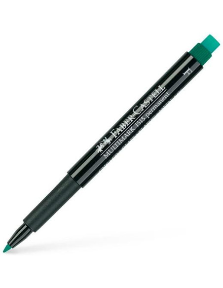 FABER CASTELL ROTULADOR PERMANENTE MULTIMARK 1513 F VERDE