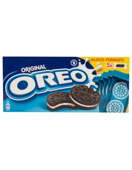 Galleta oreo original caja de 5 paquetes de 4 unidades 220 gr