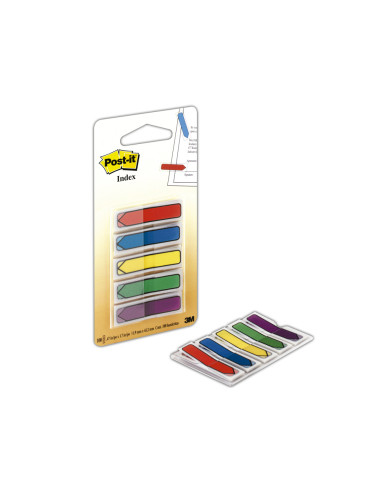 Banderitas separadoras flechas dispensador colores brillantespost-it index 684arr1 100 banderitas