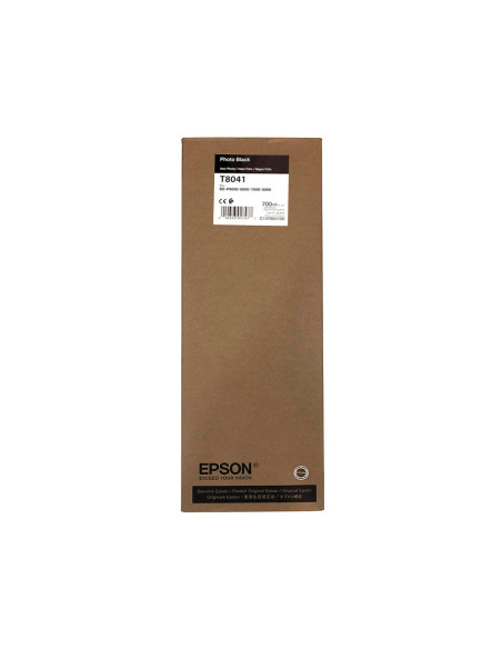 EPSON GF SURECOLOR SERIE SC-P CARTUCHO NEGRO PHOTO ULTRACHROME HDX/HD 700ML (SUSTITUYE A LA C13T804100)