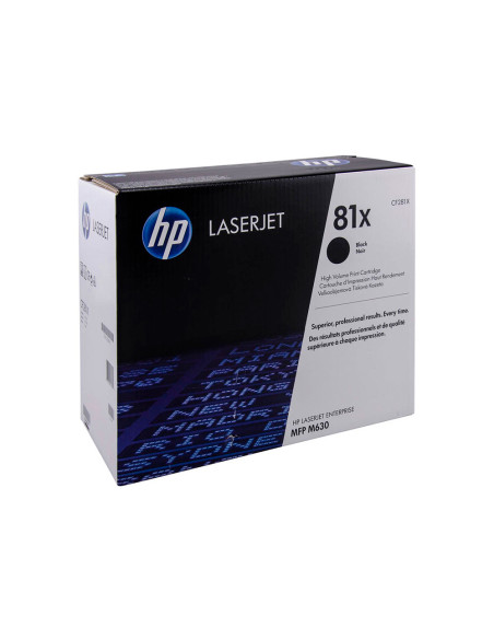 HP LASERJET M605 TONER NEGRO ALTA 81X 25.000 PÁGINAS ALTA CAPACIDAD