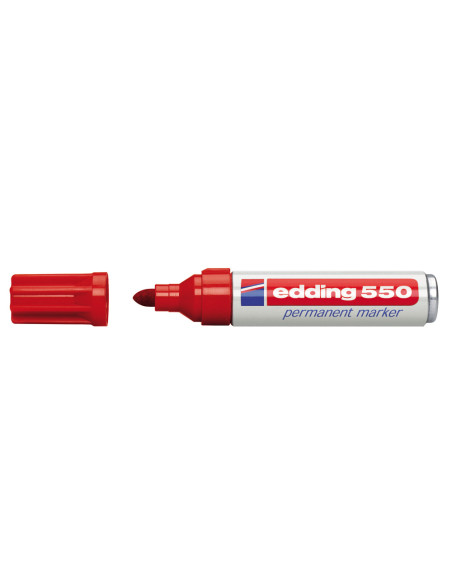 EDDING MARCADOR PERMANENTE 550 ROJO