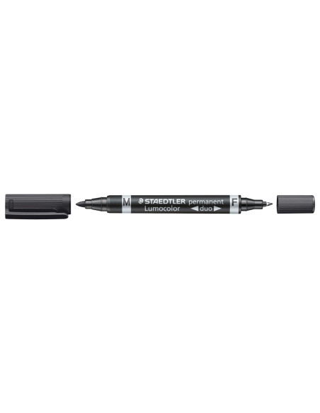 STAEDTLER MARCADOR PERMANENTE LUMOCOLOR 348-9 NEGRO