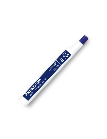 STAEDTLER MINAS POLO 0,5MM HB GRAFITO ESTUCHE 12U