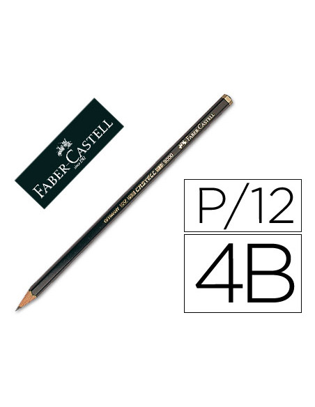 FABER CASTELL LÁPIZ DE GRAFITO ECOLAPIZ  9000-4B