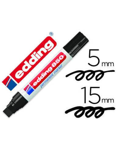 EDDING MARCADOR PERMANENTE 850 NEGRO