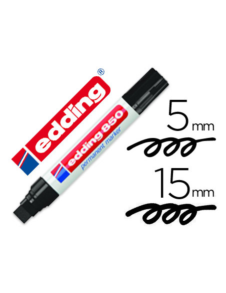 EDDING MARCADOR PERMANENTE 850 NEGRO