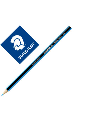 STAEDTLER LÁPICES DE COLORES NORIS COLOUR MADERA WOPEX ECOLÓGICA AZUL CLARO