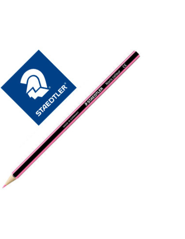 STAEDTLER LÁPICES DE COLORES NORIS COLOUR MADERA WOPEX ECOLÓGICA ROSA