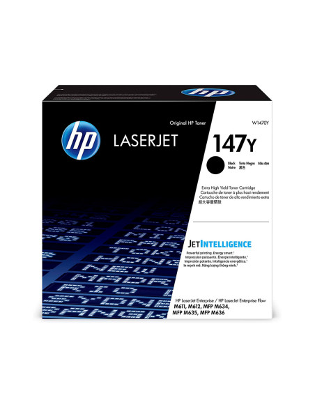 HP TONER NEGRO LASER M611, M612, M635, M636 - 147Y