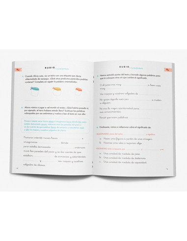 RUBIO CUADERNO COMPETENCIA LECTORA 5