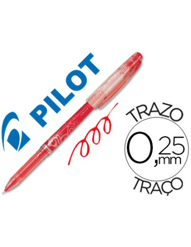 PILOT BOLIGRAFO BORRABLE FRIXION POINT 0.5 ROJO