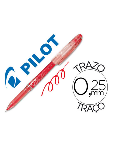 PILOT BOLIGRAFO BORRABLE FRIXION POINT 0.5 ROJO