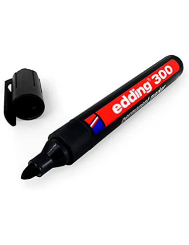 EDDING MARCADOR PERMANENTE 300 NEGRO