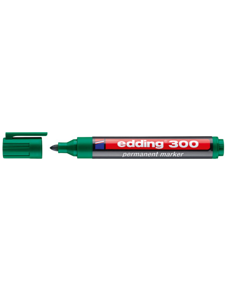 EDDING MARCADOR PERMANENTE 300 VERDE