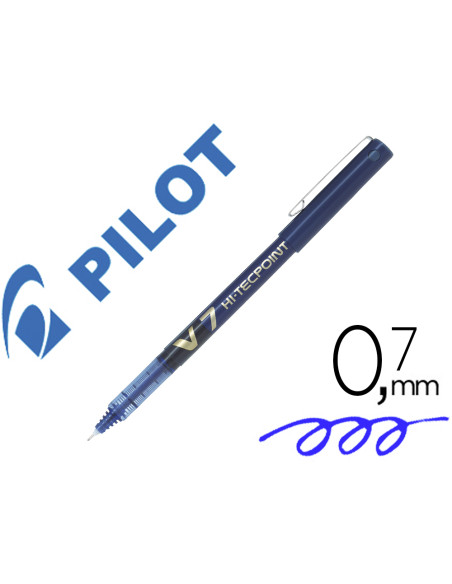 PILOT ROLLER TINTA LÍQUIDA V-7 HI-TECPOINT AZUL