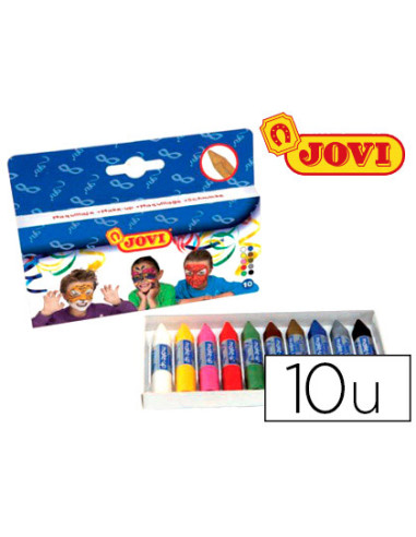 JOVI ESTUCHE 10 BARRAS DE MAQUILLAJE EN BARRA 5,6GR COLORES SURTIDOS