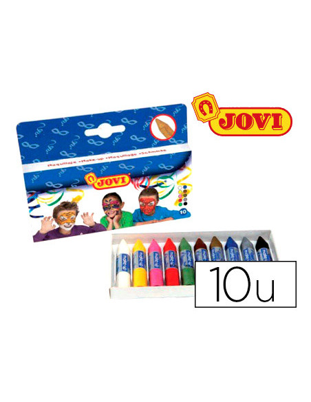 JOVI ESTUCHE 10 BARRAS DE MAQUILLAJE EN BARRA 5,6GR COLORES SURTIDOS