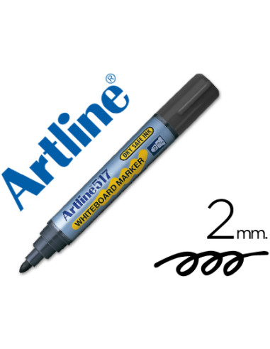 Rotulador artline pizarra ek-517 negro -punta redonda 2 mm -tinta de bajo olor