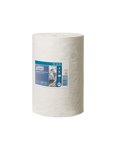 TORK PAPEL DE SECADO EXTRA MINI 2 CAPAS 214 SERVICIOS SACO DE 11 ROLLOS M1 BLANCO