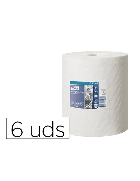 TORK ROLLO DE PAPEL DE SECADO EXTRA ALIMENTACIÓN BOBINA 2 CAPAS 160M BLANCO PACK -6U-