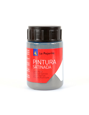 LA PAJARITA TÉMPERA ESCOLAR BOTE DE 35ML SATINADA GRIS L-40