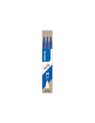 PILOT RECAMBIO BOLÍGRAFO FRIXION 0.7 AZUL PACK 3 UD