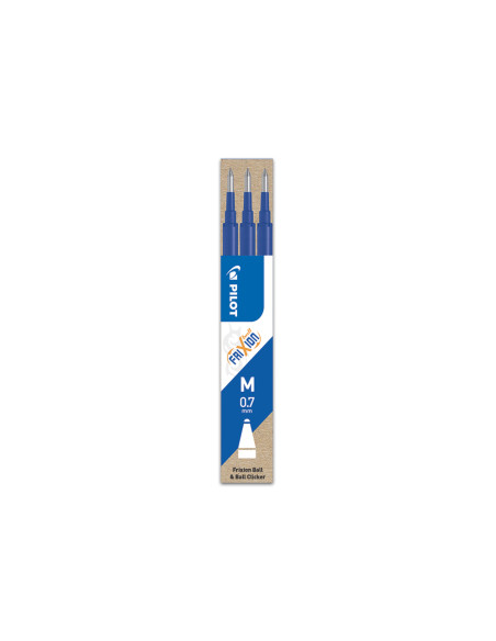 PILOT RECAMBIO BOLÍGRAFO FRIXION 0.7 AZUL PACK 3 UD