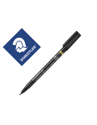 STAEDTLER ROTULADOR ESPECIAL PERMANENTE LUMOCOLOR F NEGRO