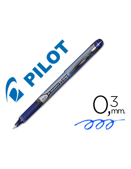 PILOT ROLLER TINTA LÍQUIDA V-5 GRIP HI-TECPOINT AZUL