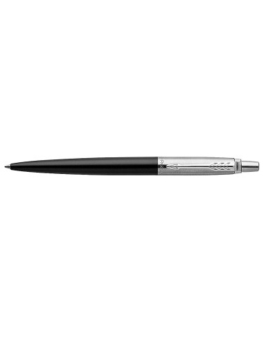 PARKER BOLÍGRAFO JOTTER BOND STREET BLACK TINTA AZUL CUERPO NEGRO/ACERO