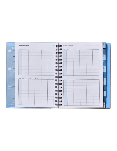 ADDITIO CUADERNO DE TODAS LAS CLASES PARA EL PROFESORADO D/P ESPIRAL DOBLE 256 PÁGINAS PVC C/SURTIDOS